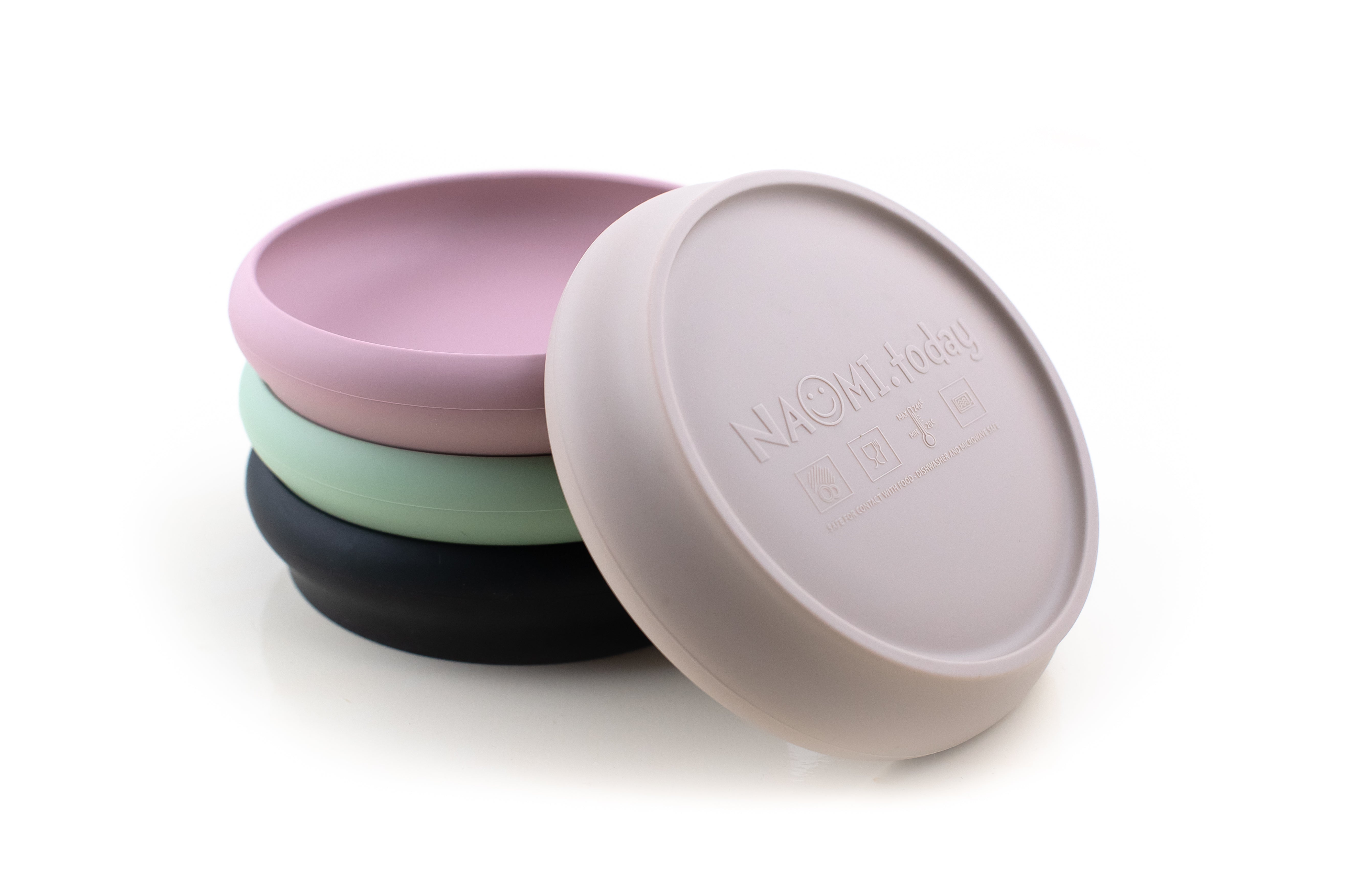 Baby & Toddler Silicone Plates - Set of 2