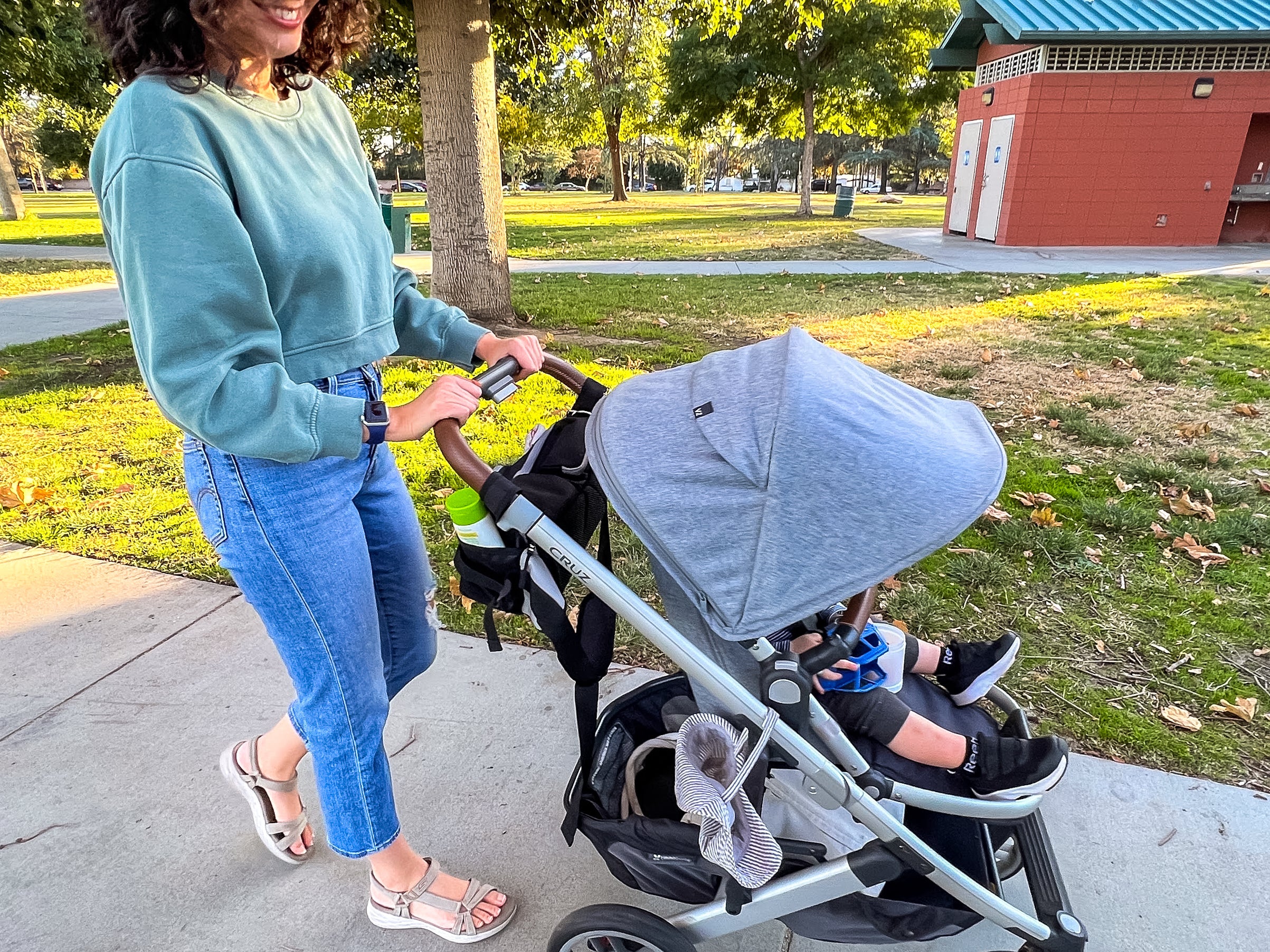 Stroller Organizer and Crossbody Diaper Bag