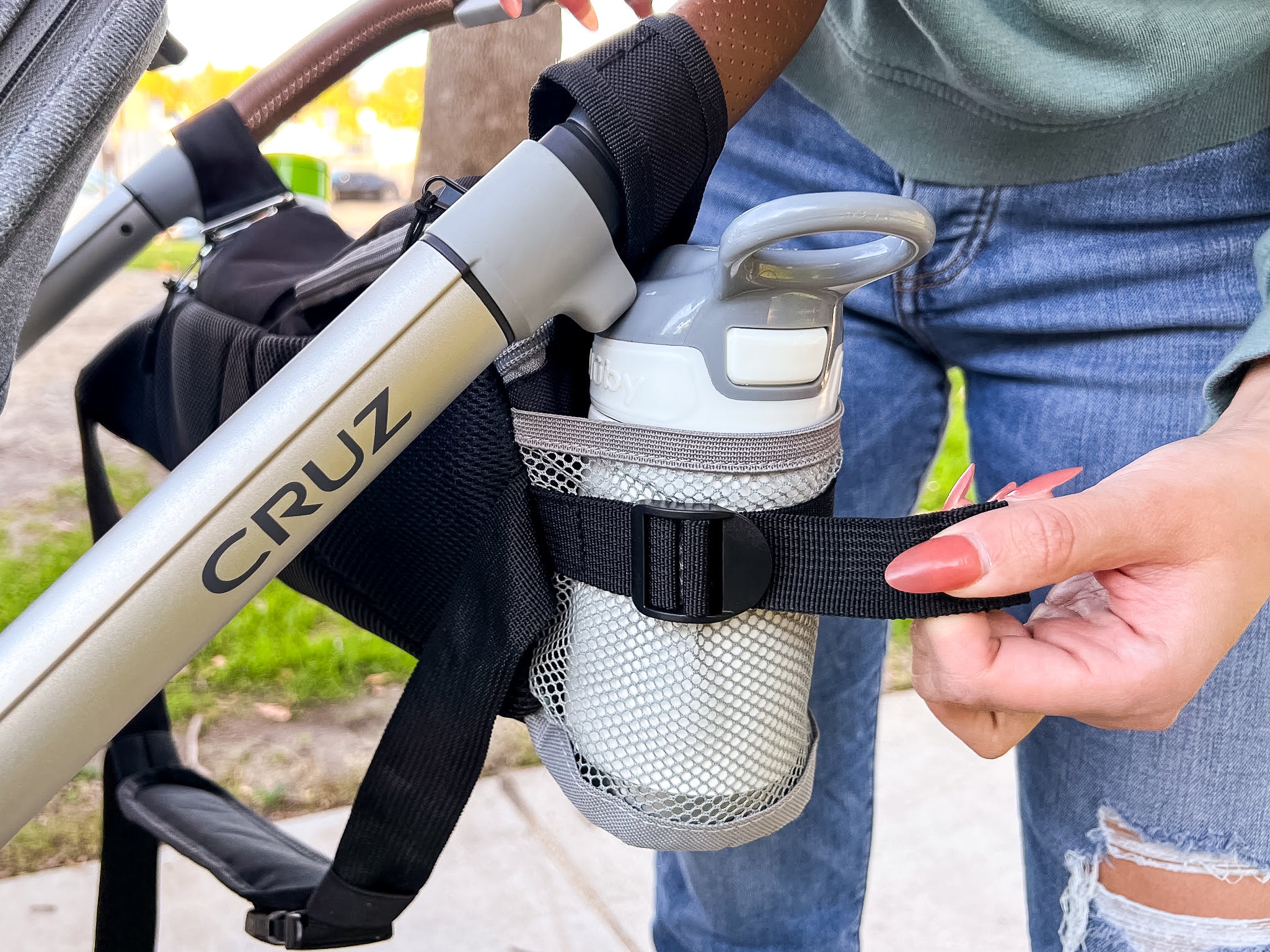 Stroller Organizer and Crossbody Diaper Bag