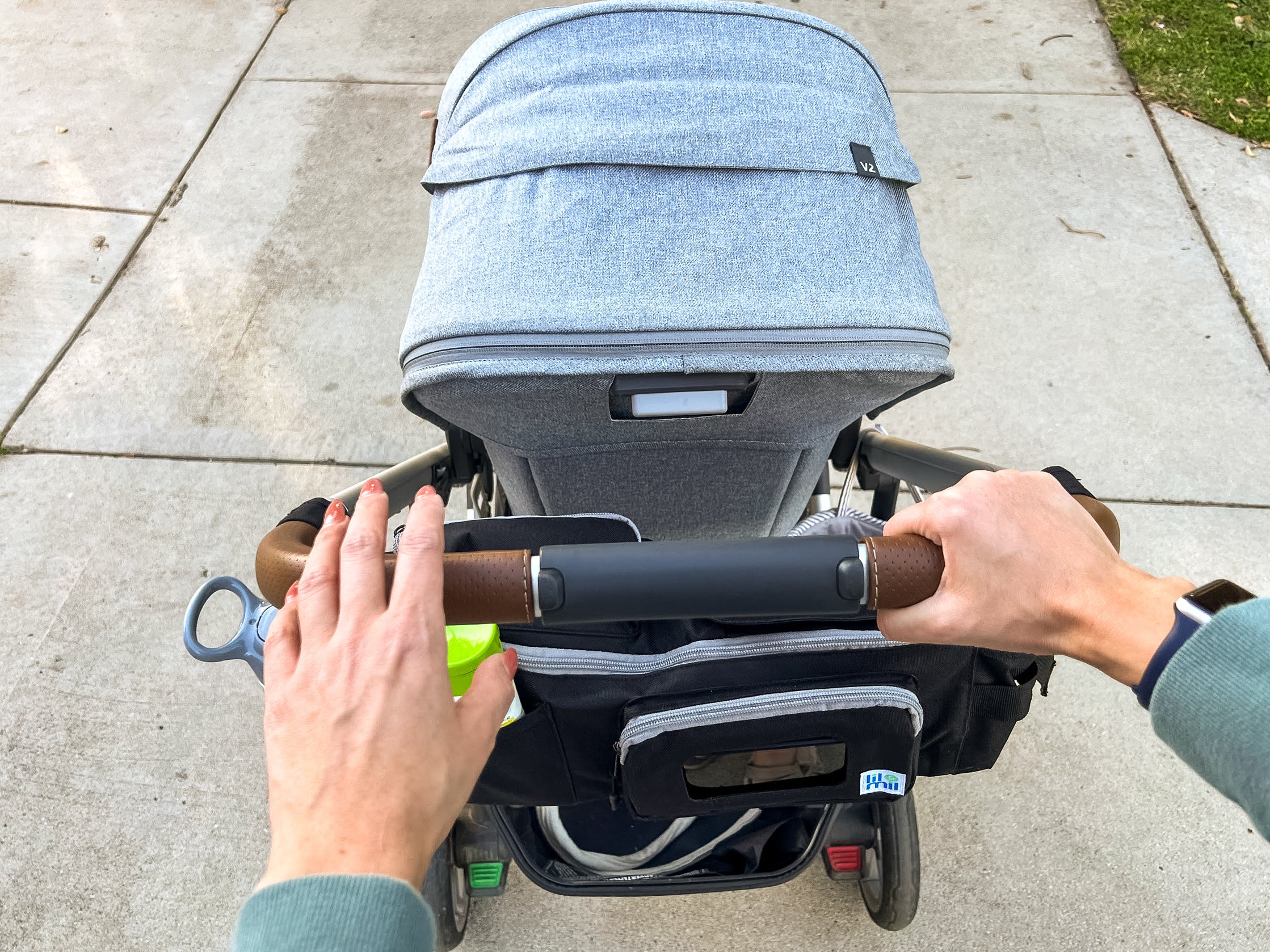 Stroller Organizer and Crossbody Diaper Bag