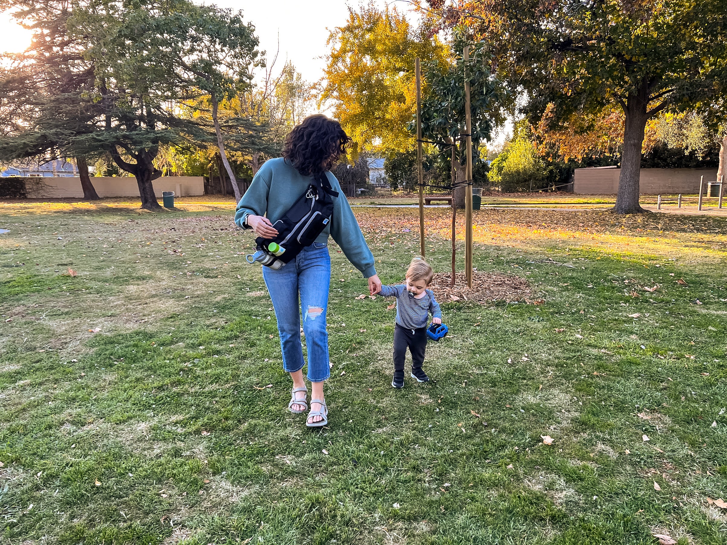 Stroller Organizer and Crossbody Diaper Bag