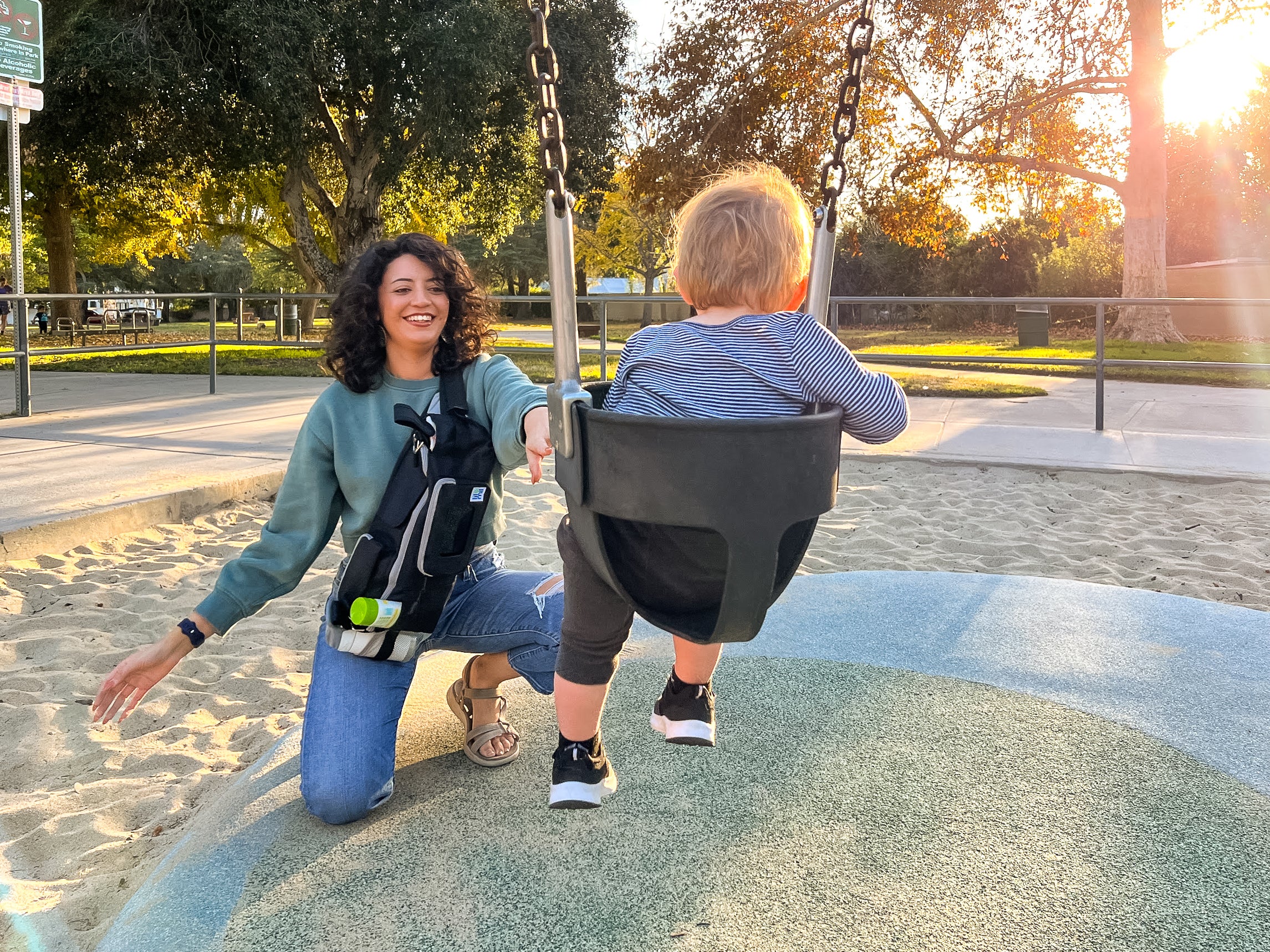 Stroller Organizer and Crossbody Diaper Bag