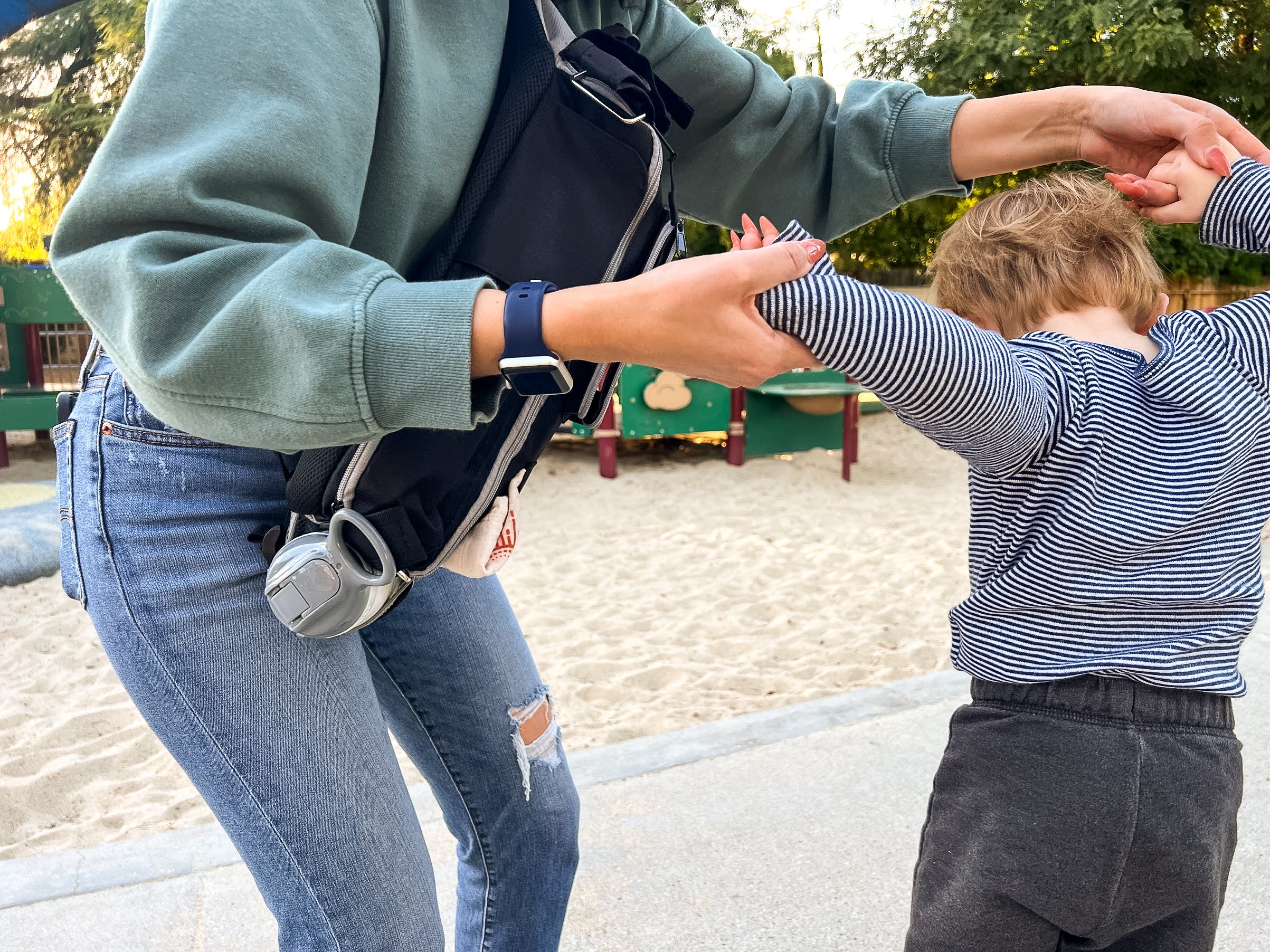 Stroller Organizer and Crossbody Diaper Bag