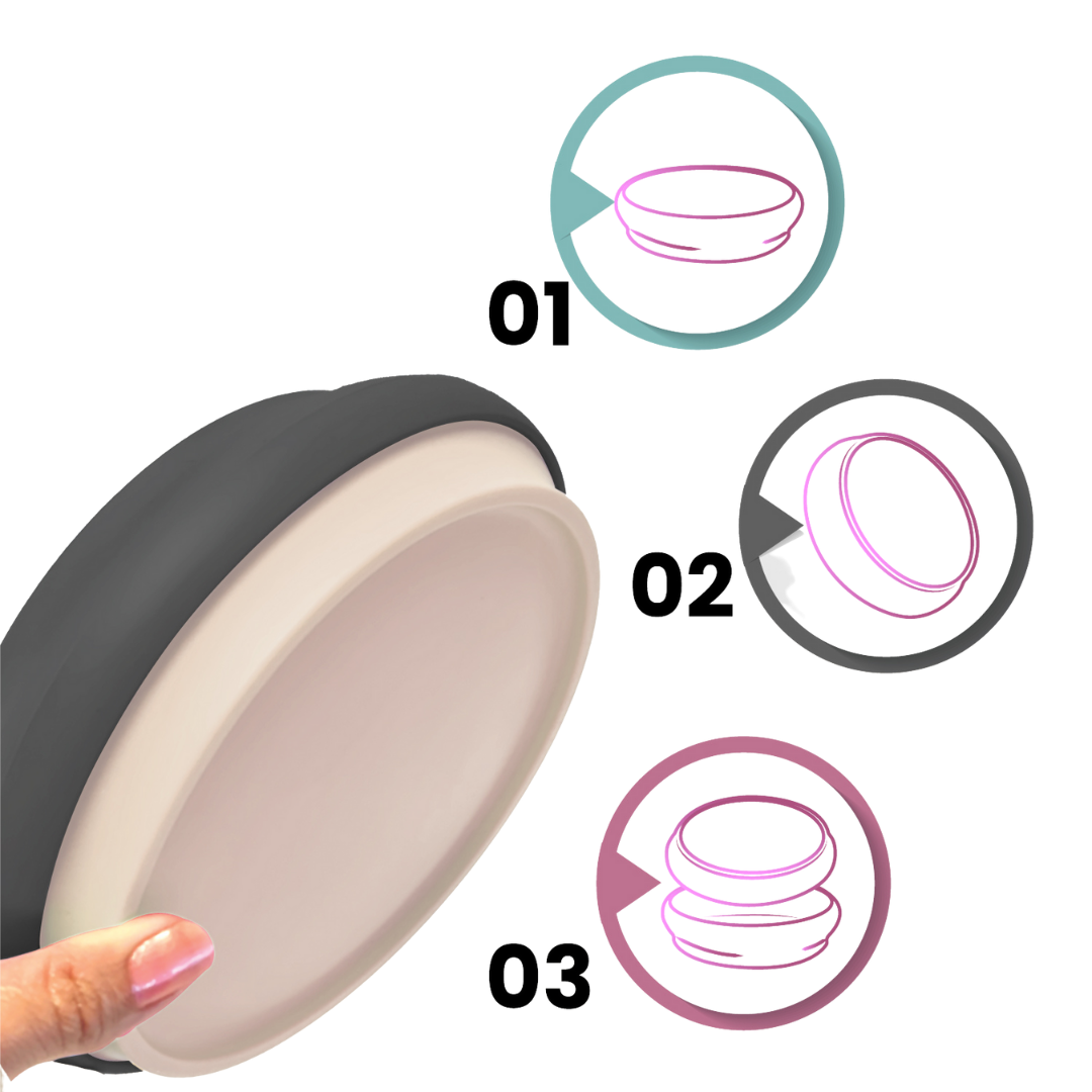 Baby & Toddler Silicone Plates - Set of 2