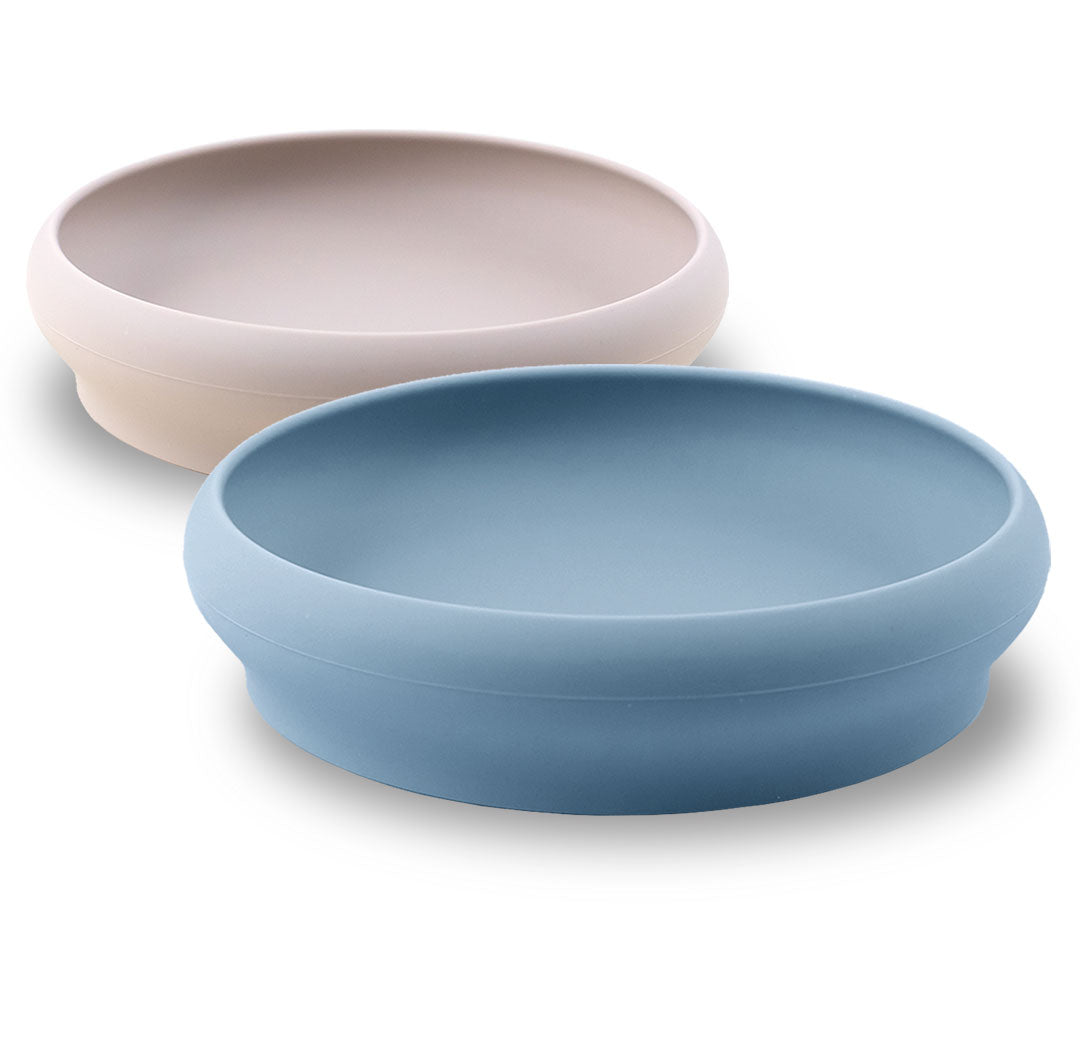 Baby & Toddler Silicone Plates - Set of 2
