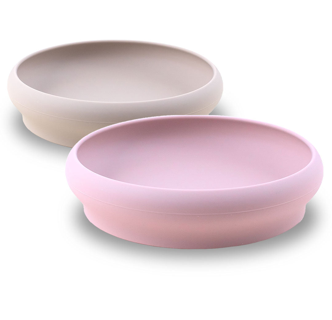 Baby & Toddler Silicone Plates - Set of 2